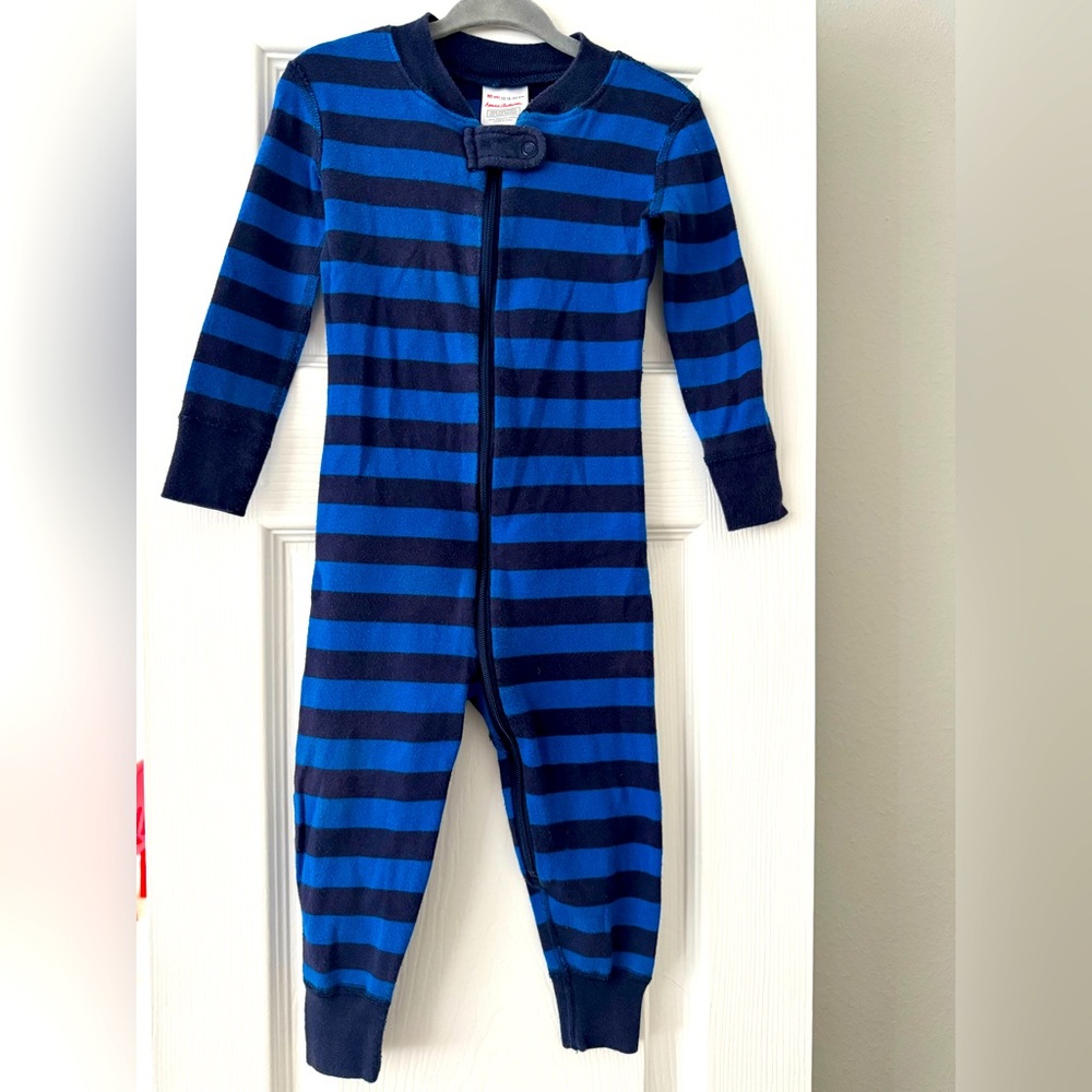 Hanna Andersson blue striped pajama